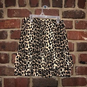 Cheetah Print Skirt
